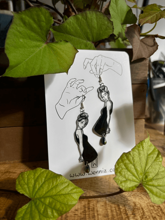 "Mutine" Boucles d'Oreilles