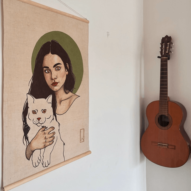 Collection 7 Vies, vert et chat