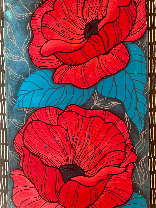 Kakémono Coquelicots XXL