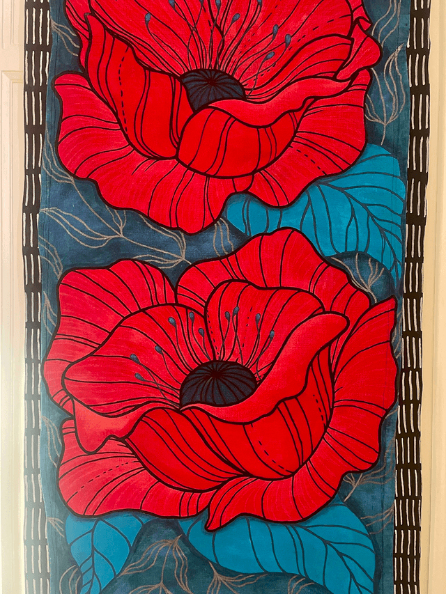 Kakémono Coquelicots XXL