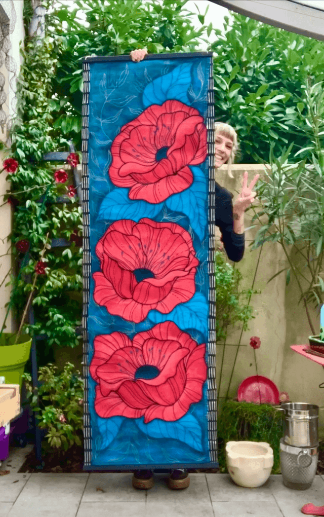 Kakémono Coquelicots XXL